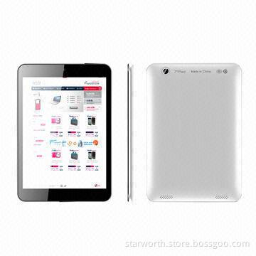 7.85-inch Tablet PCs with ATM 7029 CPU, Support Wi-Fi